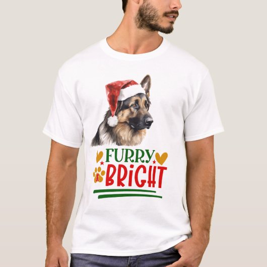 ファーリー&ブライトドイツの羊飼い Tシャツ (正面)