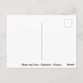 ファールドゥフォー – フィニステール – フランス ポストカード (裏面)