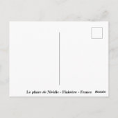 ファールドニヴィディックフィニステールフランス ポストカード (裏面)