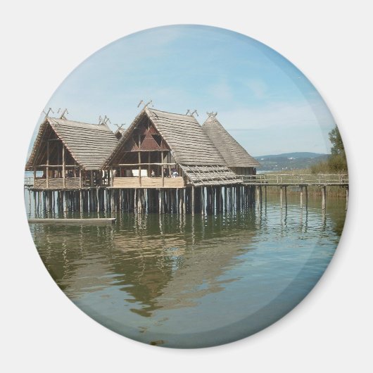 ファールバウテン – Stilt House Museum Unteruhldingen マグネット (正面)