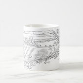 ファールベイシクラックスコットランド コーヒーマグカップ (中央)