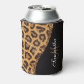 ファーレオパードのプリントとグリッター 缶クーラー (缶裏面)