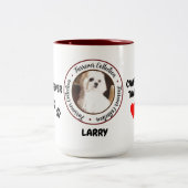 ファーレバーカウフェタウパーソナライズされたクコーヒーマグ ツートーンマグカップ (中央)