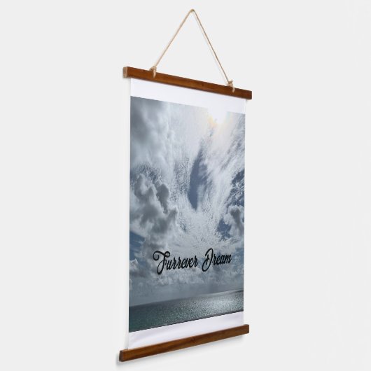 ファーレバードリームウォールアートデコールタペストリー 吊り下げ型タペストリー (傾斜あり)