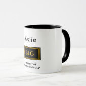 ファーレパーソナライズされたバー企業のマグ マグカップ (正面右)