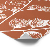 ファーンウッドランド結婚のウェルカムサイン ポスター (角)