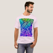 ファーンカラフルパターン Tシャツ (正面フル)