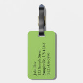 ファーンキャニオンIIアットレッドウッド国立公園 ラゲッジタグ (裏面縦)