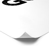 ファーングッドサキおもしろいスタンプン ポスター (角)