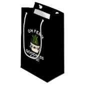 ファーングッドサケおもしろいルプラントプンダークBG スモールペーパーバッグ (正面アングル)