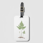 ファーンシンプル、荷物タグ ラゲッジタグ (正面縦)