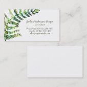 ファーンビジネスカード 名刺 (正面/裏面)