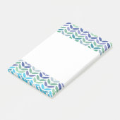 ファーンフォレストエレガント春の色パターン ポストイット (アングル)