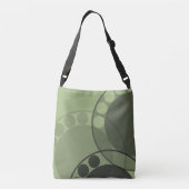 ファーンフォンド – 抽象芸術-トート クロスボディバッグ (裏面)