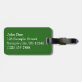 ファーンフロントズIグリーン自然 ラゲッジタグ (裏面横)