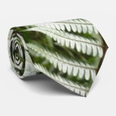 ファーンフロントズIIダークグリーン自然 ネクタイ (ロール)