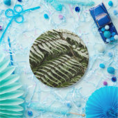 ファーンフロントズIIダークグリーン自然 ペーパープレート (パーティー)