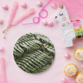 ファーンフロントズIIダークグリーン自然 ペーパープレート (パーティー)