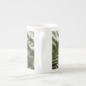 ファーンフロントズIIダークグリーン自然 ボーンチャイナマグカップ (裏面)