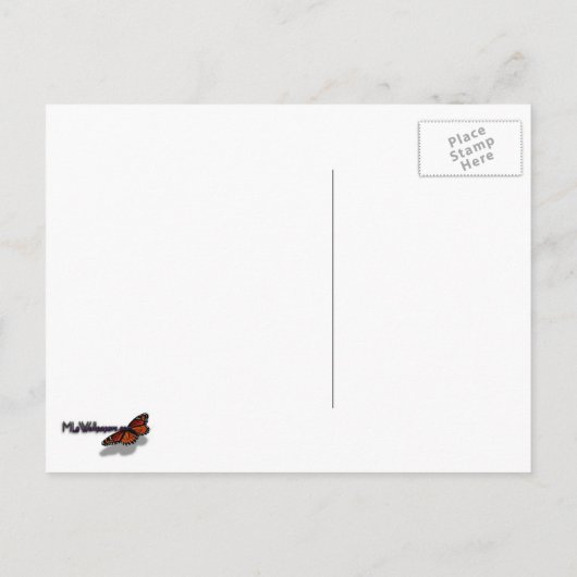 ファーンフロントズIVグリーン自然植物学 ポストカード (裏面)