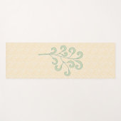 ファーンモダンオンピーチフローラ ヨガマット (正面(横))