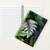 ファーン日本の絵を描フローラ ノートブック (内側)