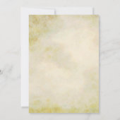 ファーン素朴リーフブライダルシャワー 招待状 (裏面)