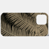 ファーン葉ファインアートの写真セピア Case-Mate iPhoneケース (裏面 (横))