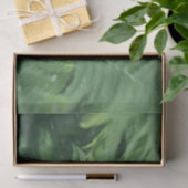 ファーン葉ボタニカルグリーンリーアート 薄葉紙 (ギフト)