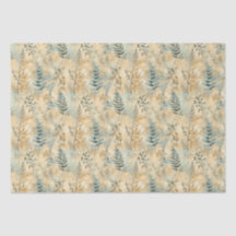 ファーン&ユーカリプトゥススケルトンリーフデクページ紙