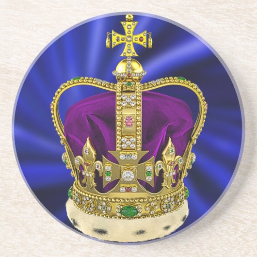 ファー付きセントエドワーズクラウン コースター (正面)