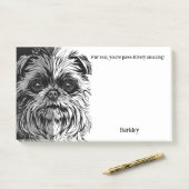 ファー実在、あなたは手の周りに驚く!犬名 ポストイット (デスク)