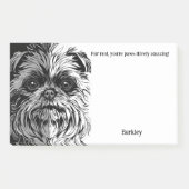 ファー実在、あなたは手の周りに驚く!犬名 ポストイット (正面)