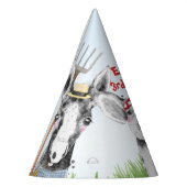 ファー描ム・アニマルズ・バースデー・パーティー・ハット パーティーハット (左)