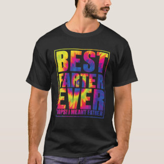 ファー最高のターーいつも私は父の絞り染めを意味した Tシャツ