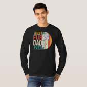 ファー最高のパパファーズデー Tシャツ (正面フル)
