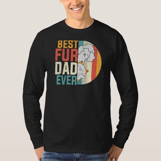 ファー最高のパパファーズデー Tシャツ (正面)