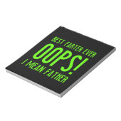 ファー最高のファのファーテおもしろいィー・デイギフトのパパ ノートパッド (回転)