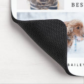 ファー最高のママのペットのママのための写真コラージギフト マウスパッド (コーナー)