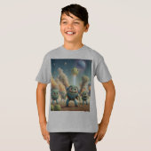 ファー笑わされるティングエイリアンTシャツ Tシャツ (正面フル)