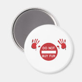 ファー買を使わない マグネット (正面/裏面)