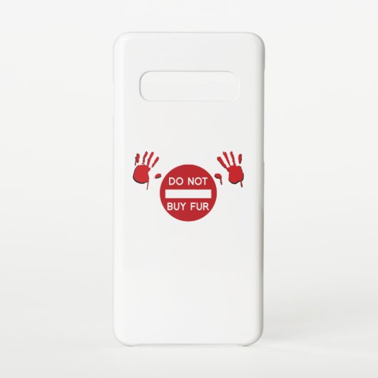 ファー買を使わない SAMSUNG GALAXYケース (裏面)