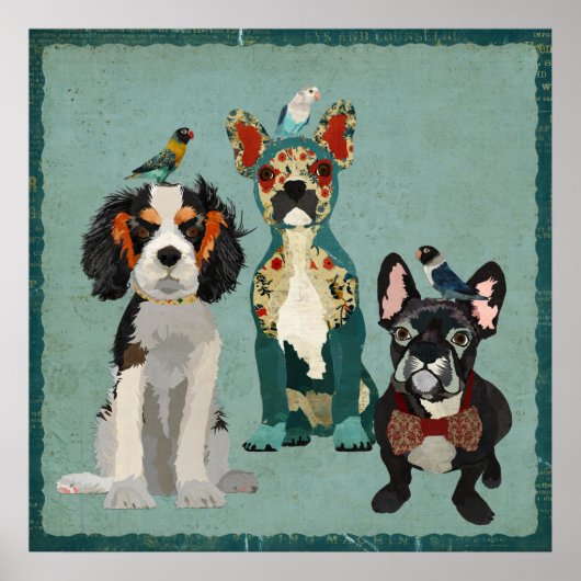 ファー&フェザーアート ポスター (正面)