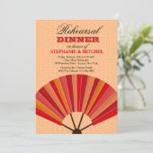 ファ中国のンリハーサルディナー招待状 招待状 (スタンド正面)