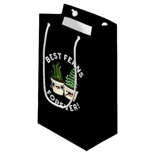 ファ最高のンズエおもしろいーバーBFFプンダークBG スモールペーパーバッグ (正面アングル)