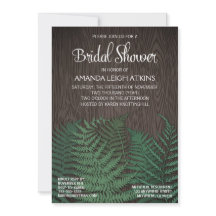 ファ素朴ン結婚ブライダルシャワー招待状