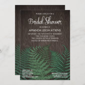 ファ素朴ン結婚ブライダルシャワー招待状 招待状 (正面/裏面)