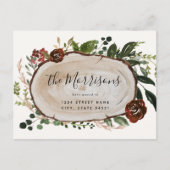 ファ素朴ームハウスフローラの住所変更 ポストカード (正面)