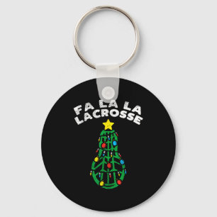 ファ・ラ・クロス ファニークリスマス ラクロス選手 キーパー T キーホルダー