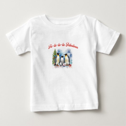ファ・ラ・ラが華やかに ベビーTシャツ (正面)